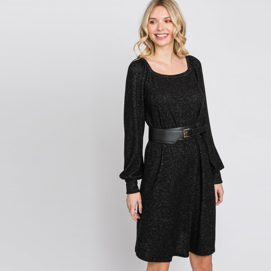 Love Kuza Bishop Sleeve Sweater Dress Love, Kuza Love Kuza Bishop Sleeve Sweater Dress Love, Kuza