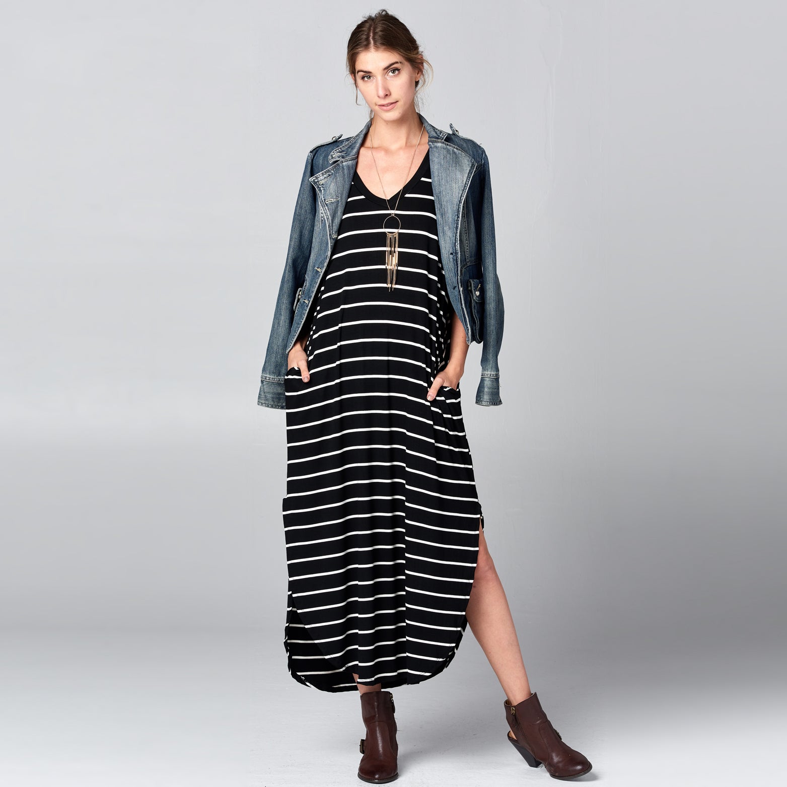 knee length dresses for ladies Promenade Maxi Dress main image 1