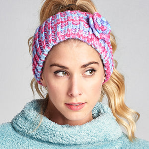Crochet Knit Floral Headband - Love, Kuza