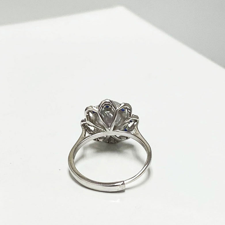 Dikuza - Aster Akoya Pearl Flower Ring – Love, Kuza