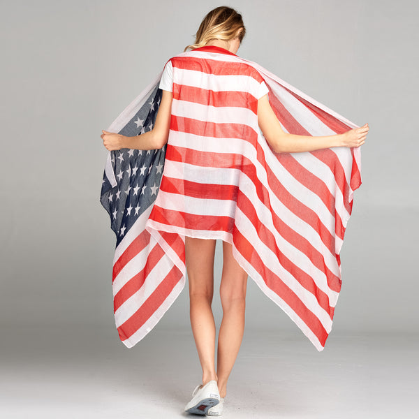 American Flag Vest - Love, Kuza