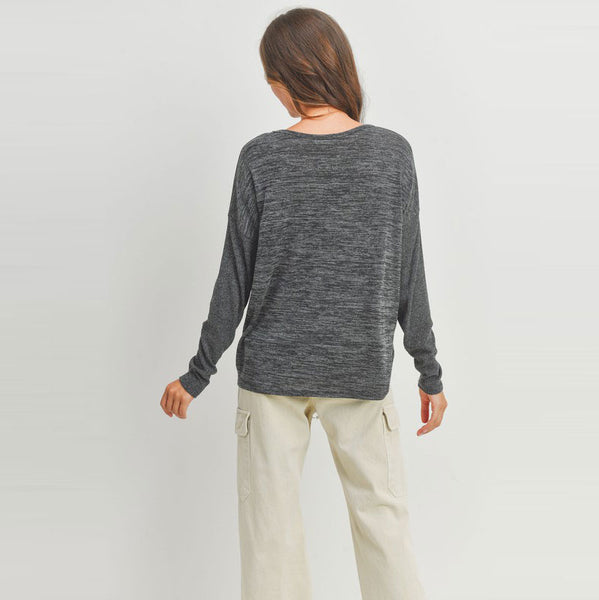Two Tone Pocket Top