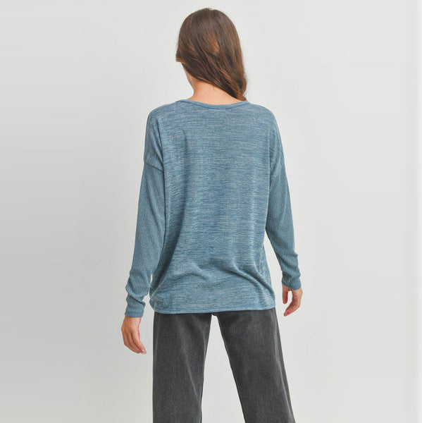 Two Tone Pocket Top